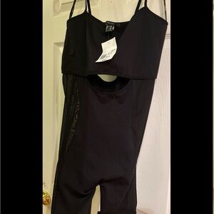 F21 mesh cutout bodysuit NWT